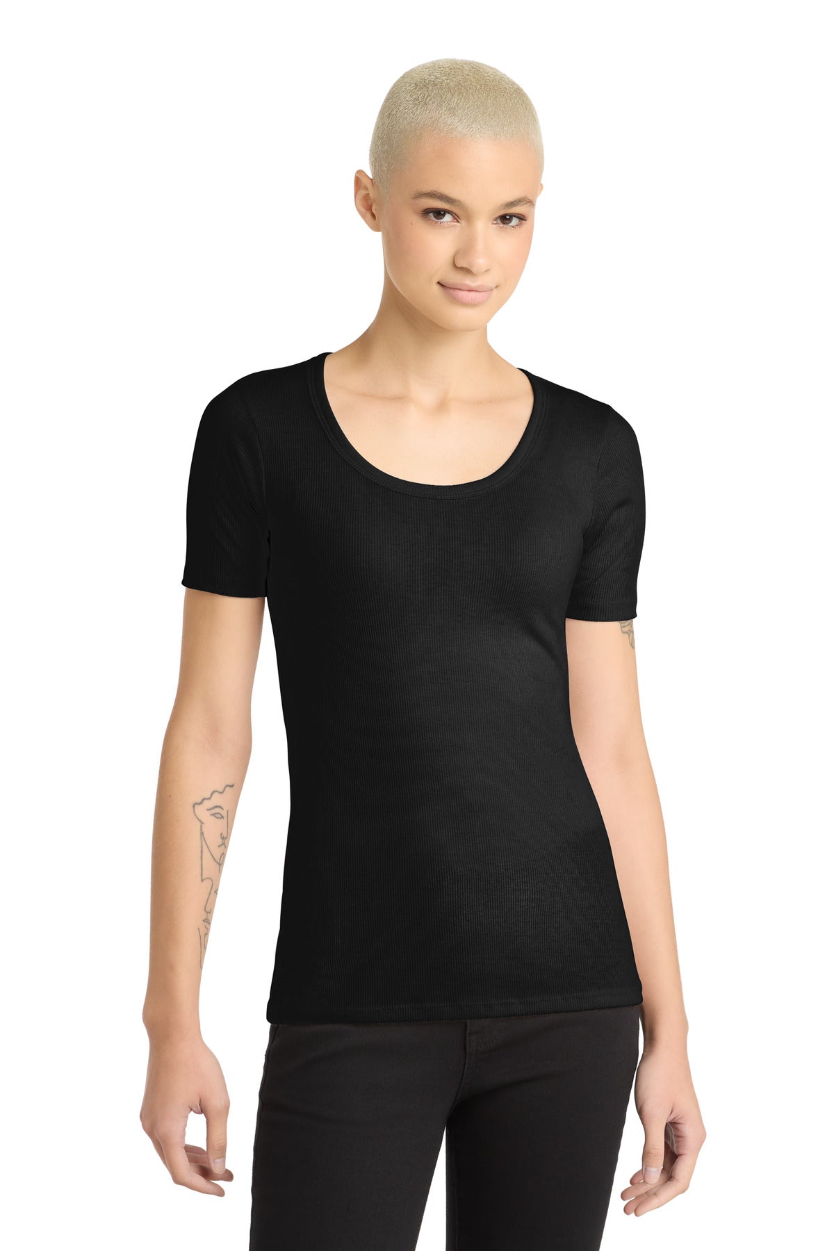 District ®  Women's V.I.T. ™ Rib Scoop Neck Tee DT6020