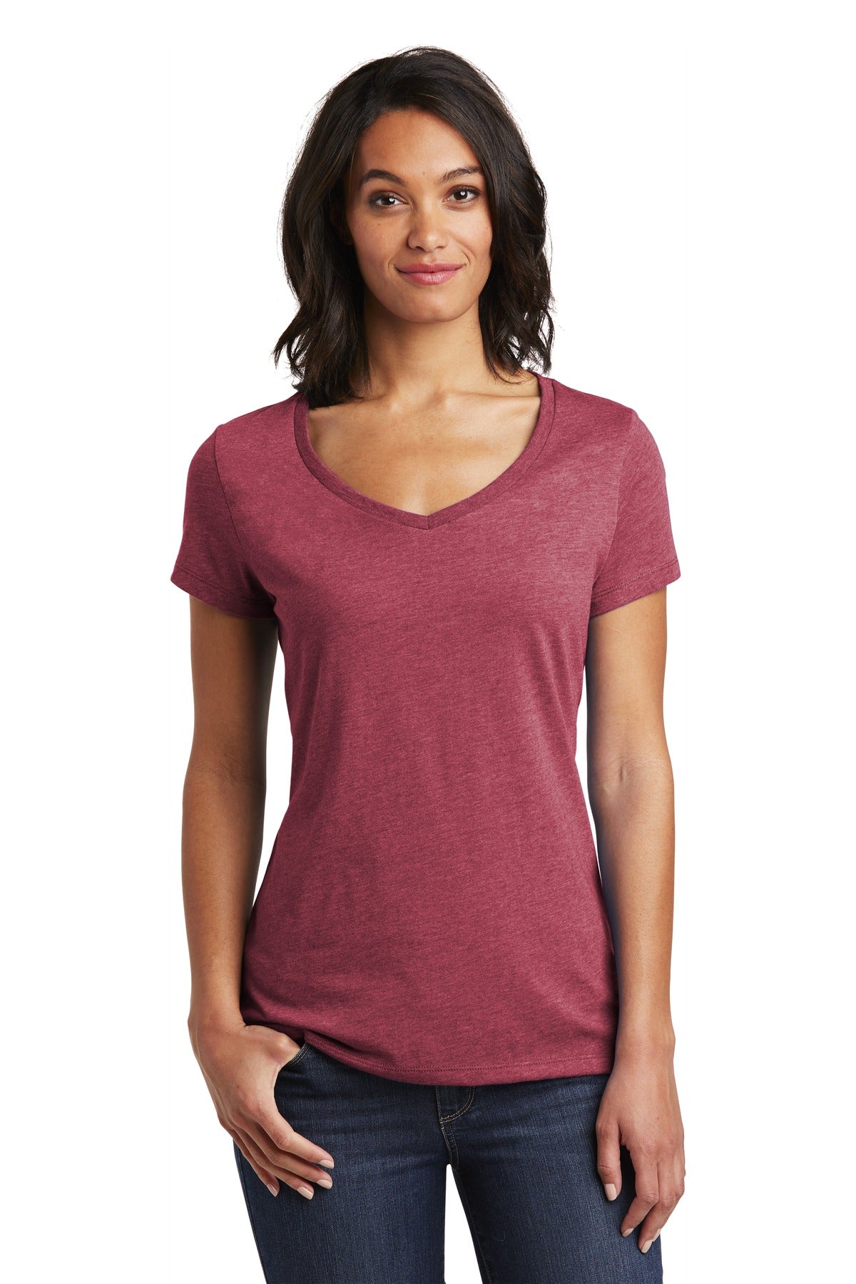 District  ®  Women's Very Important Tee  ®  V-Neck. DT6503