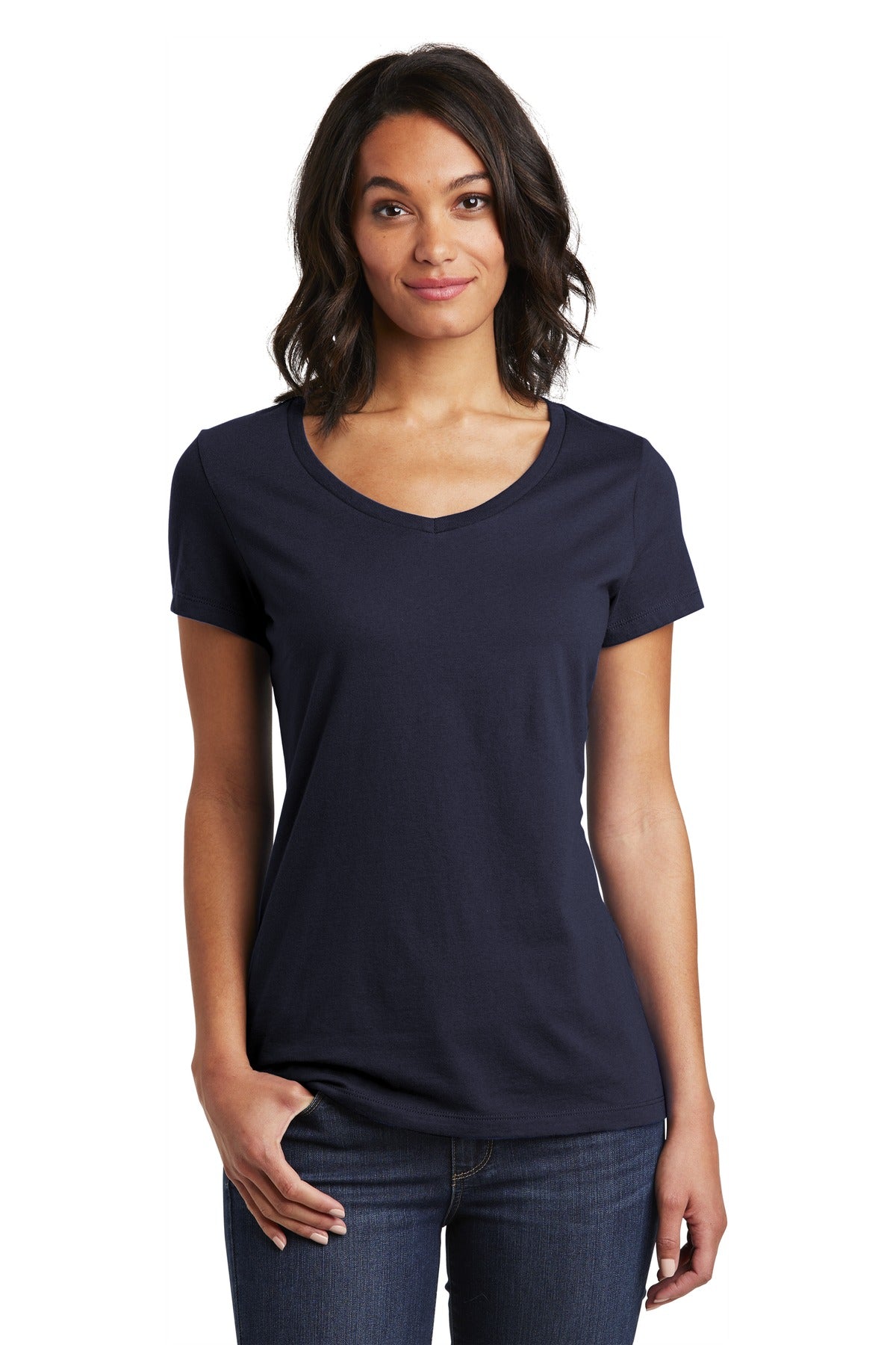 District  ®  Women's Very Important Tee  ®  V-Neck. DT6503
