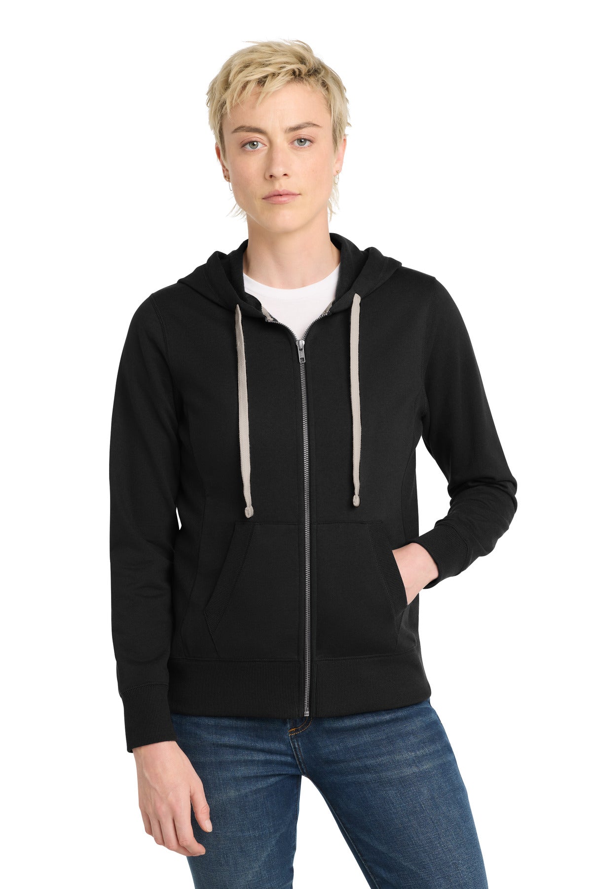 District ®  Women's Re-Fleece ™ Full-Zip Hoodie DT8103