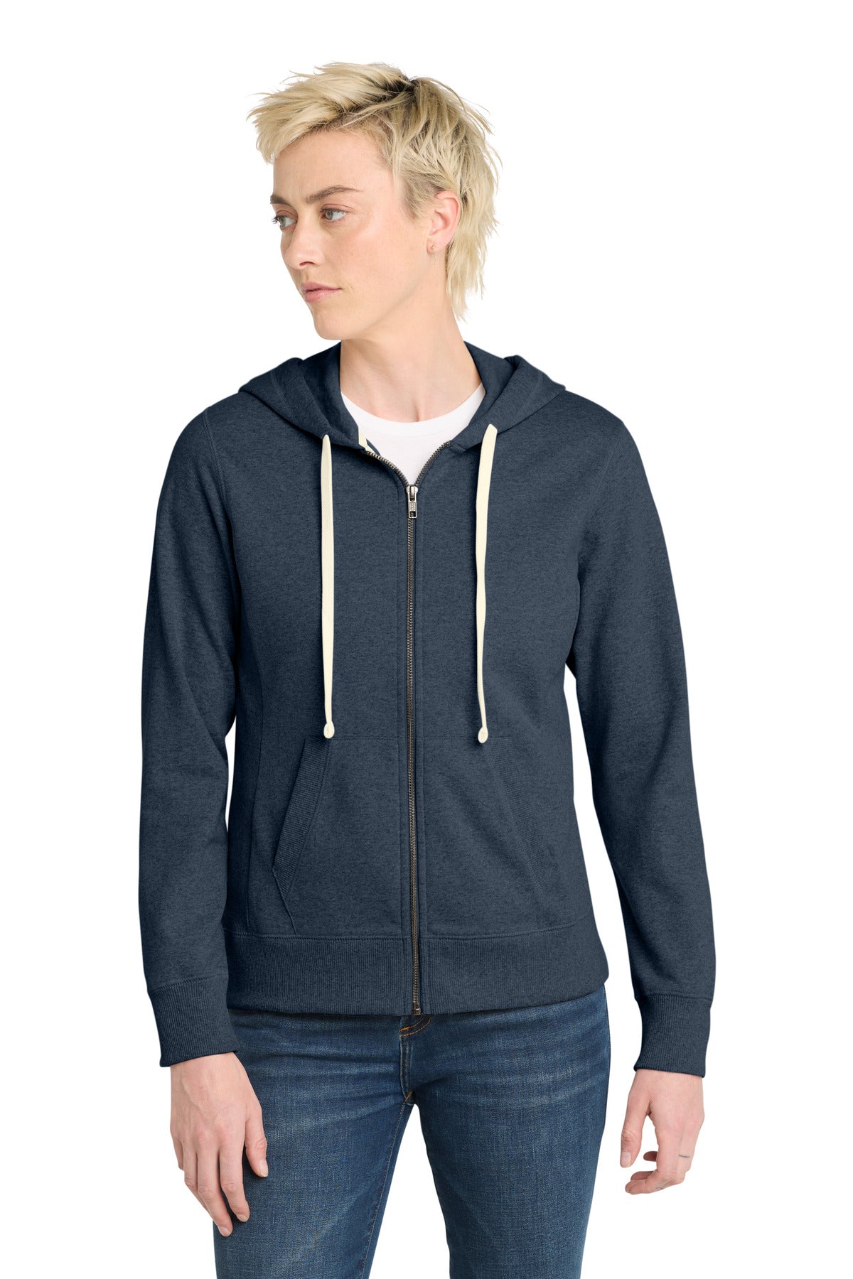 District ®  Women's Re-Fleece ™ Full-Zip Hoodie DT8103