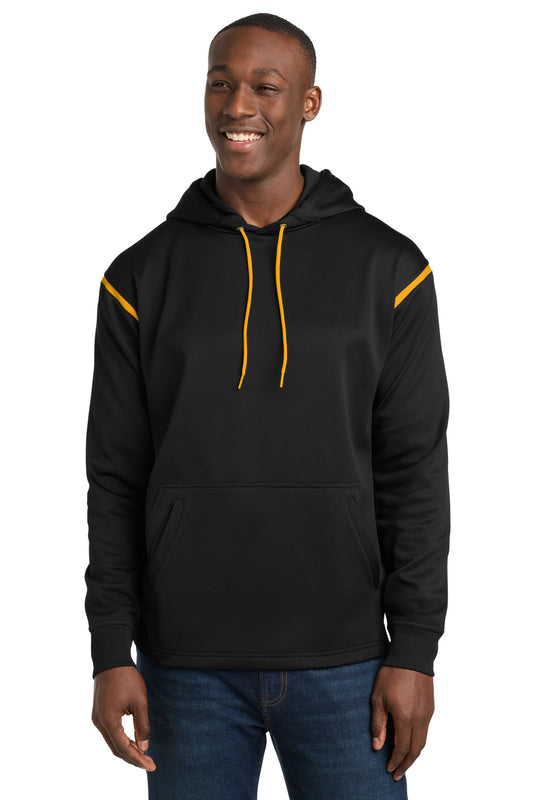 Sport-Tek ®  Tech Fleece Colorblock Hooded Sweatshirt. F246