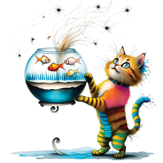 Funny Quirky Cat 04