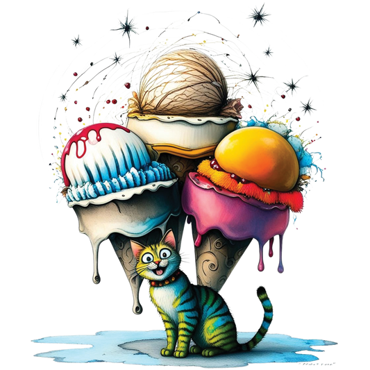 Funny Quirky Cat 06