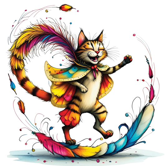 Funny Quirky Cat 09