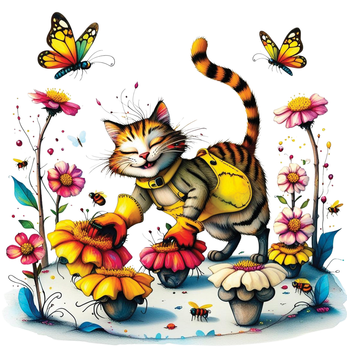 Funny Quirky Cat 13