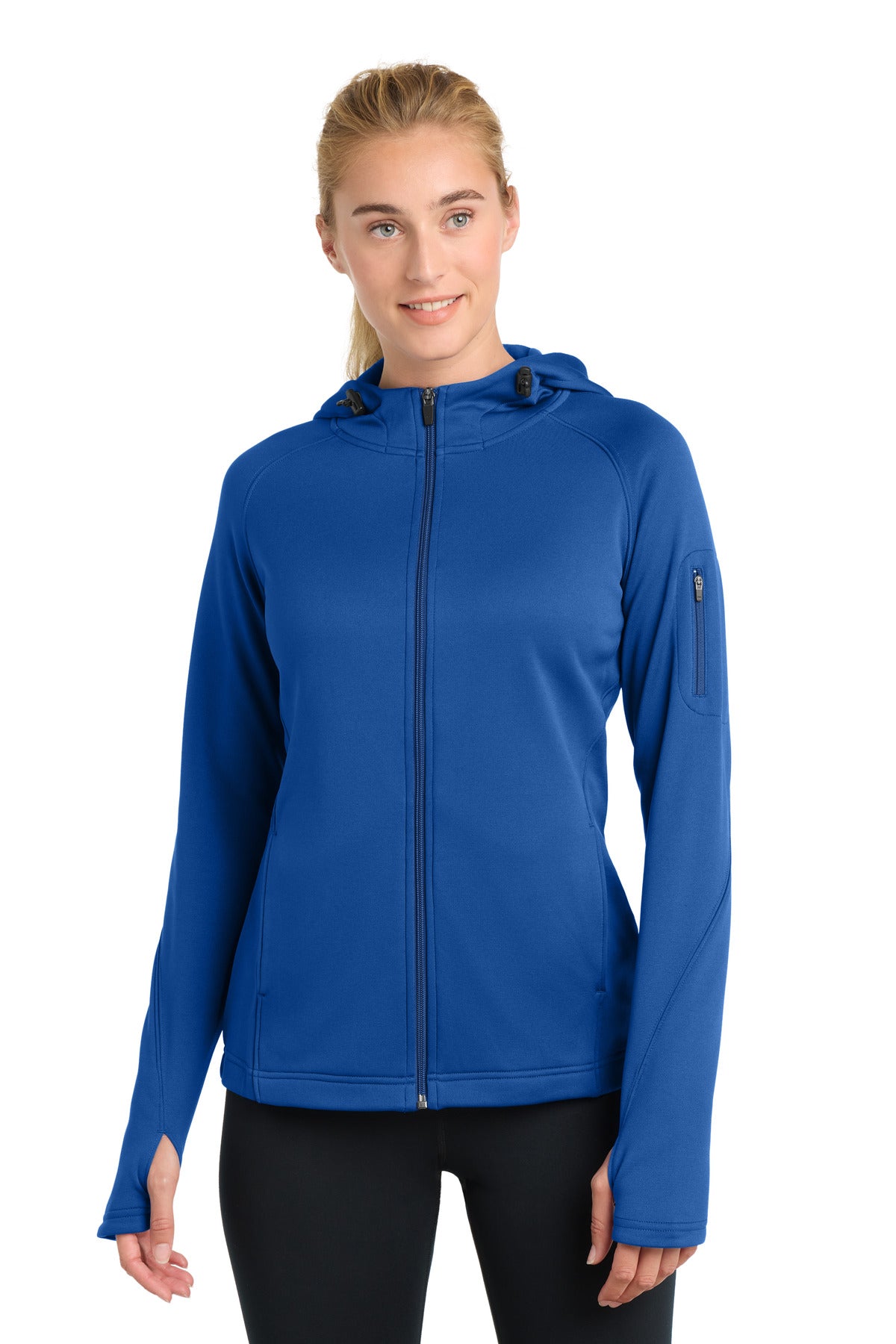 Sport-Tek ®  Women's Tech Fleece Full-Zip Hooded Jacket. L248