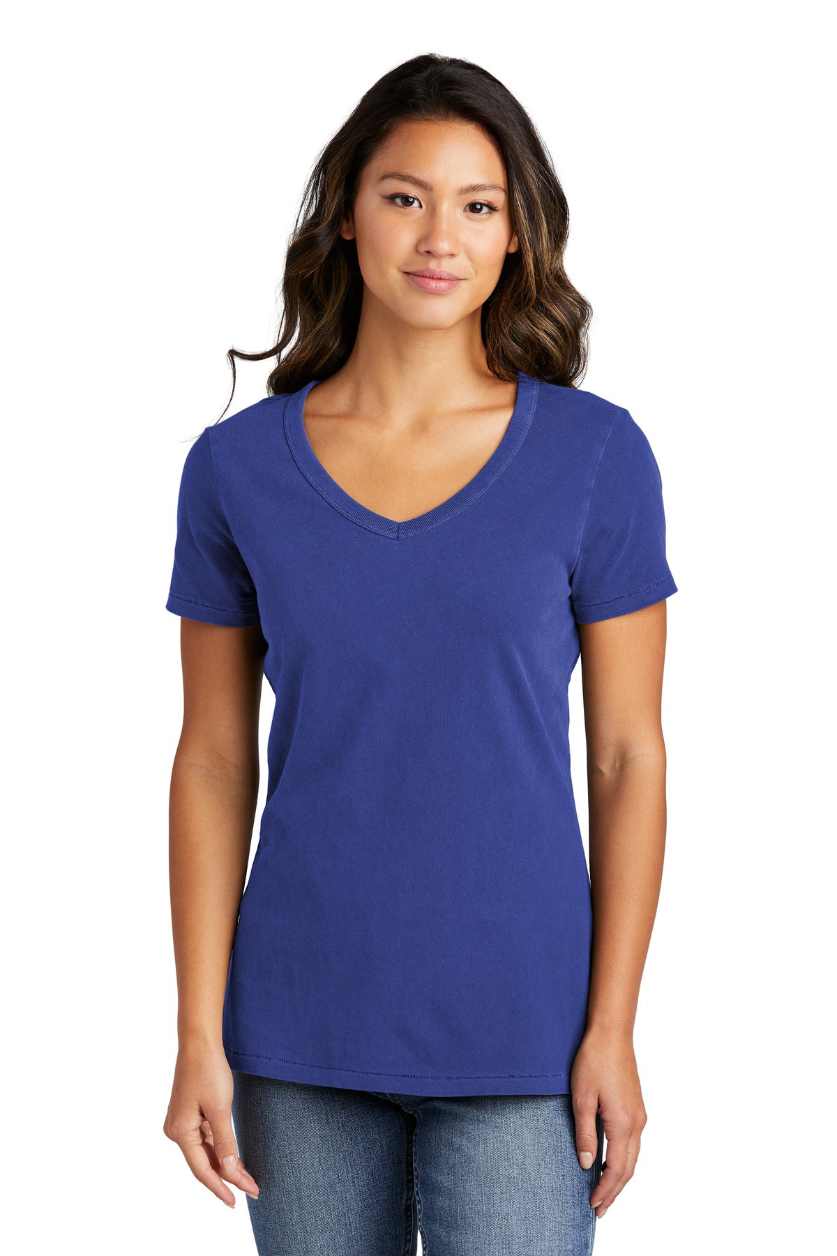 Port & Co ™  Women's Beach Wash ®  Garment-Dyed V-Neck Tee LPC099V