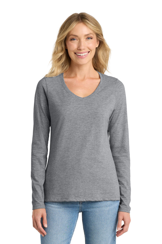 Port & Co ™  Women's Long Sleeve Fan Favorite V-Neck Tee. LPC450VLS