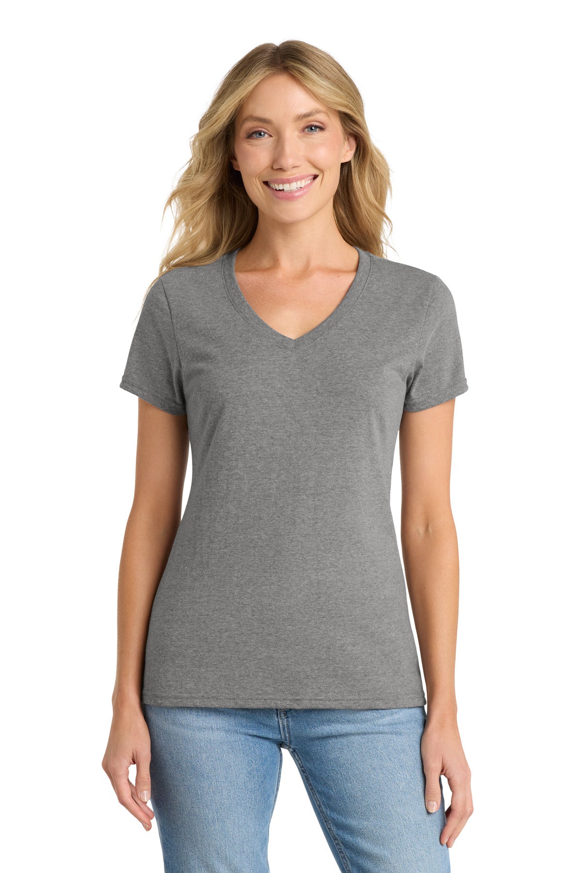 Port & Co ™  Women's Fan Favorite ™  Blend V-Neck Tee. LPC455V