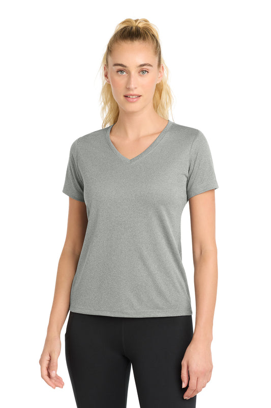 Sport-Tek ®  Women's PosiCharge ®  RacerMesh ®  V-Neck Tee. LST340