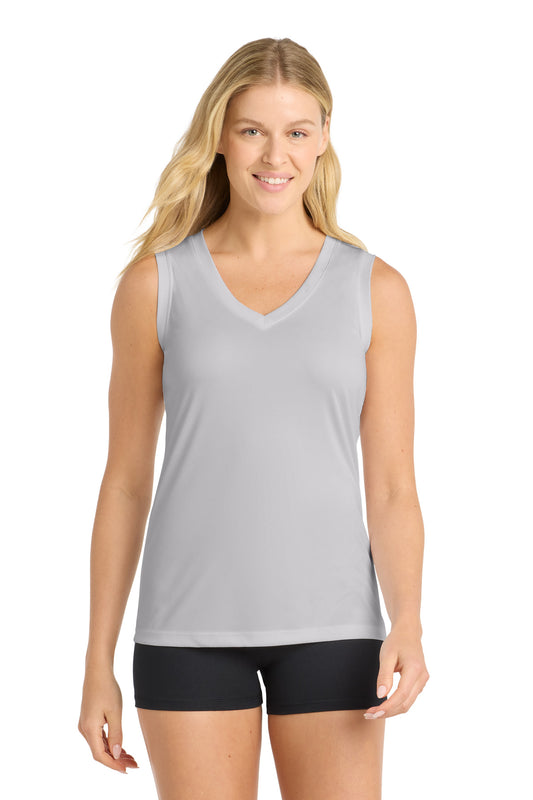 Sport-Tek ®  Women's Sleeveless PosiCharge ®  Competitor™ V-Neck Tee. LST352