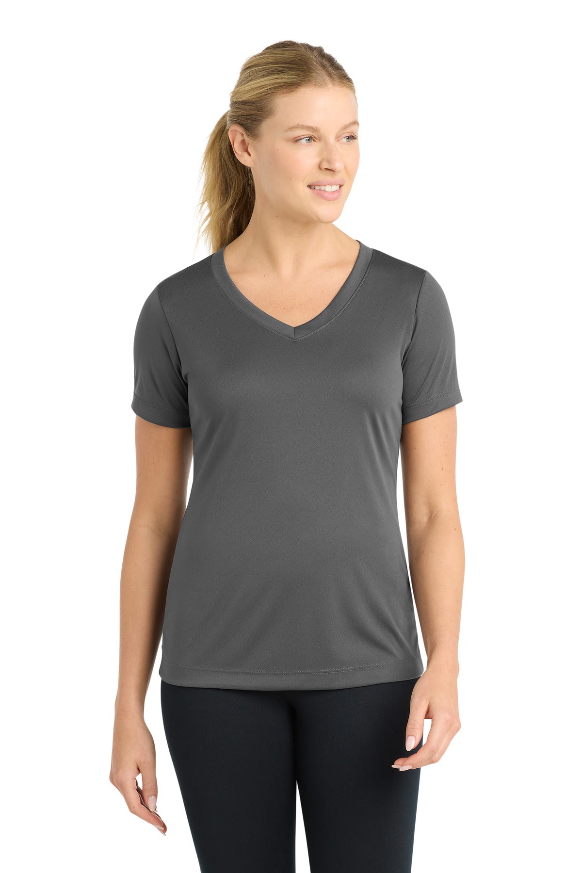 Sport-Tek ®  Women's PosiCharge ®  Competitor™ V-Neck Tee. LST353