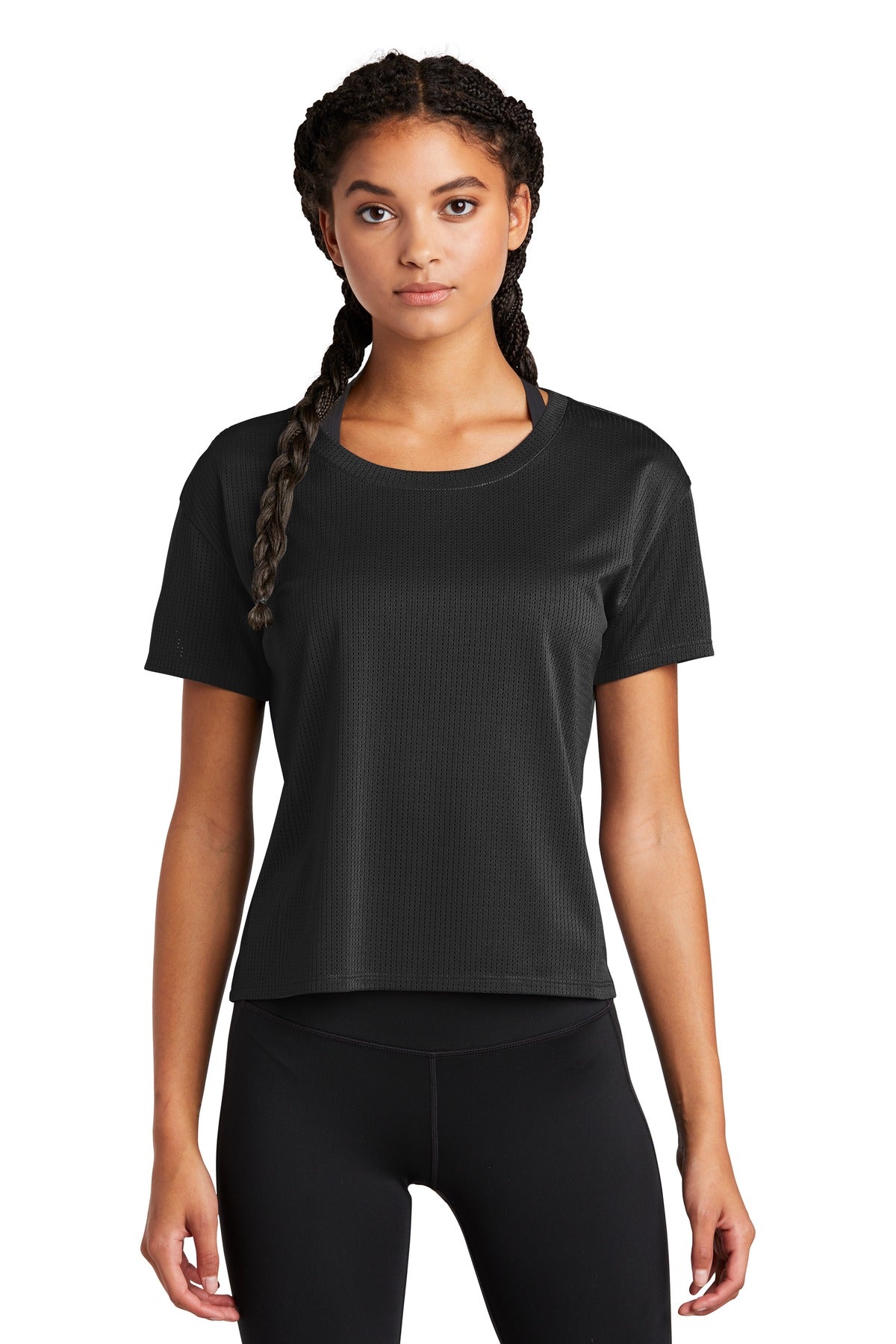 Sport-Tek  ®  Women's PosiCharge  ®  Draft Crop Tee. LST411