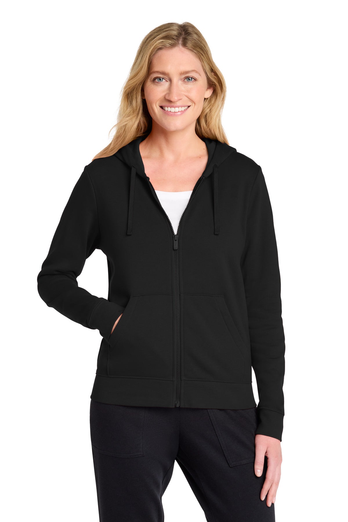 Nike Women's Club Fleece Sleeve Swoosh Full-Zip Hoodie NKFD9890