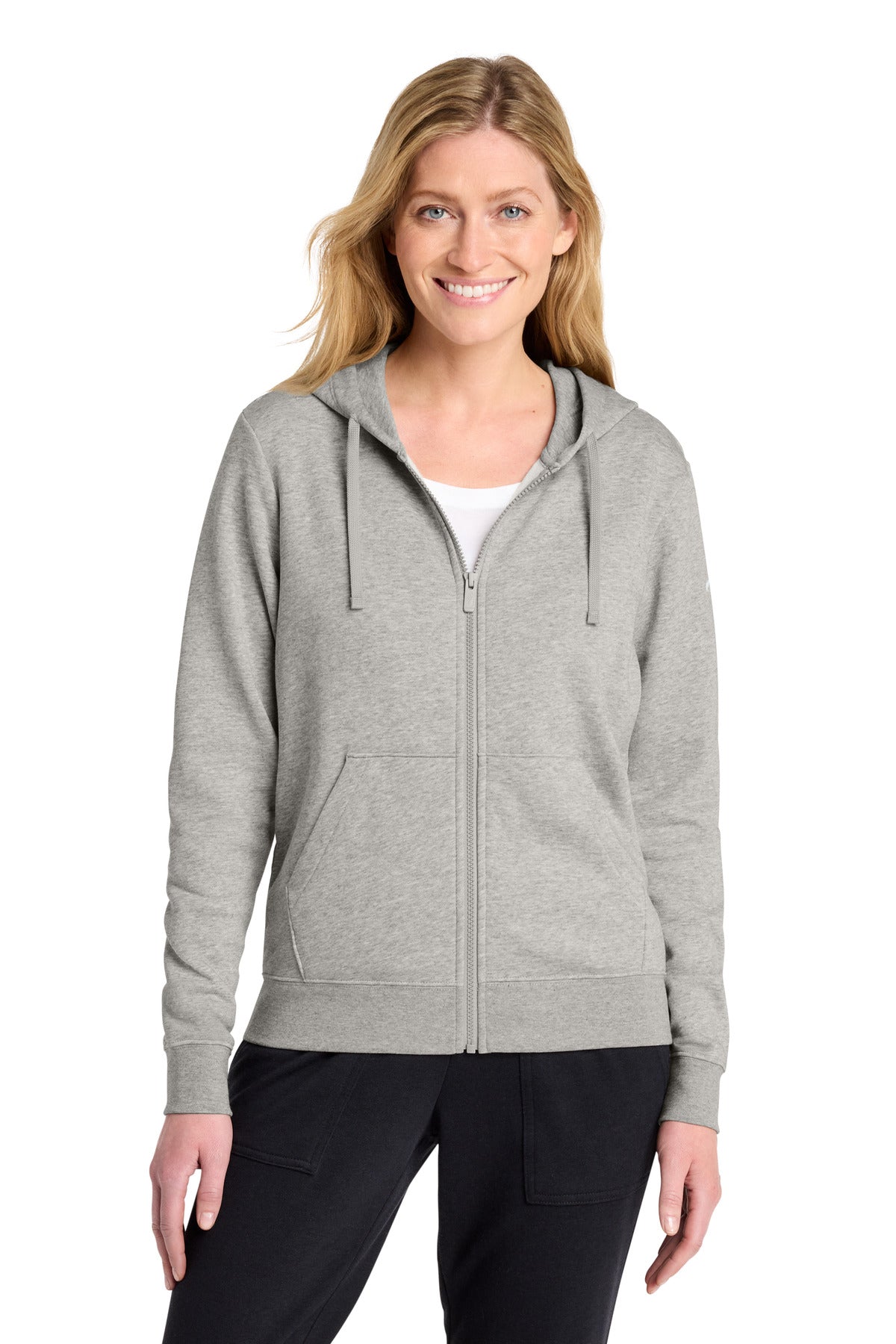Nike Women's Club Fleece Sleeve Swoosh Full-Zip Hoodie NKFD9890