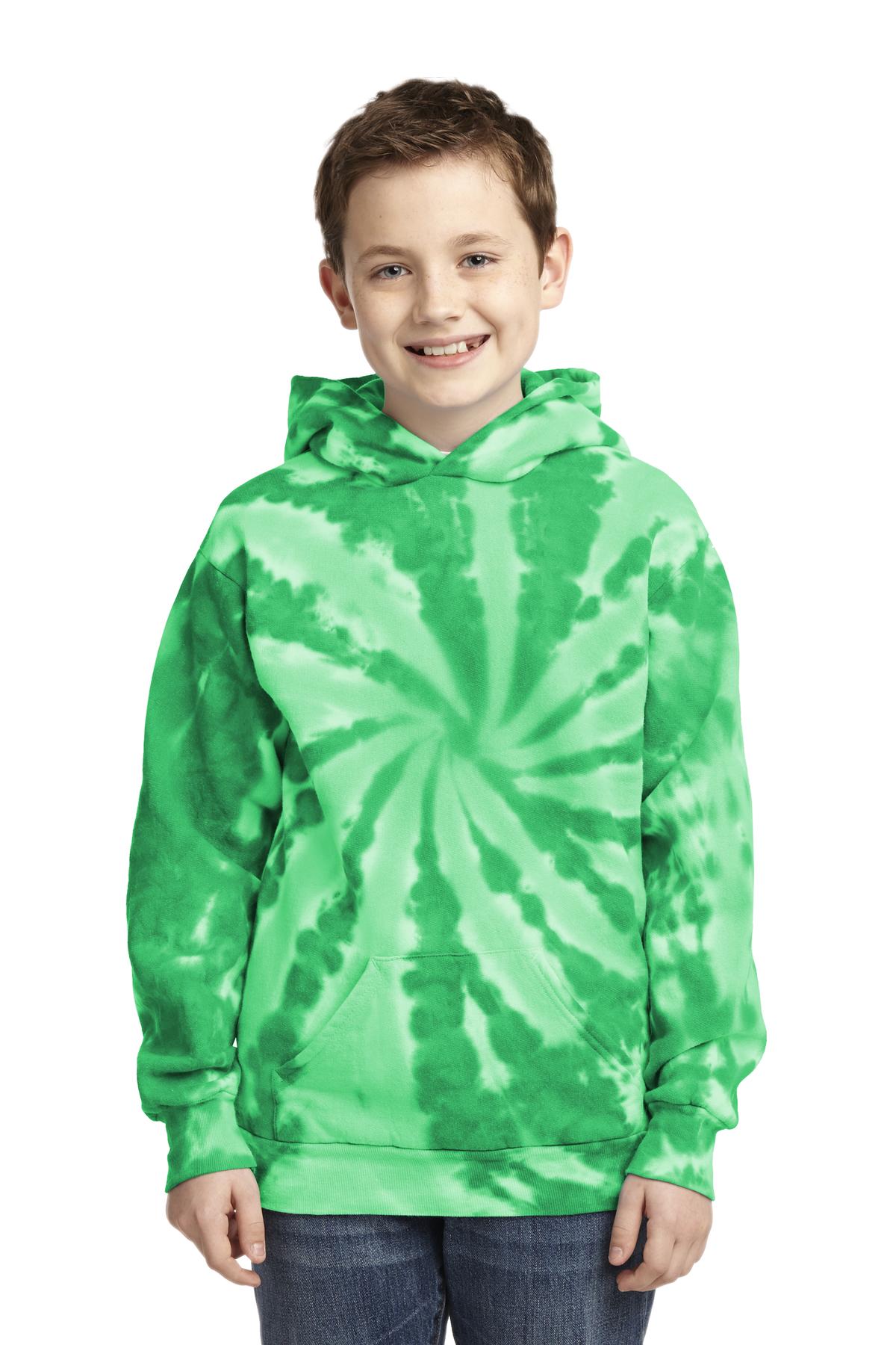 Port & Co ™  Youth Tie-Dye Pullover Hooded Sweatshirt. PC146Y