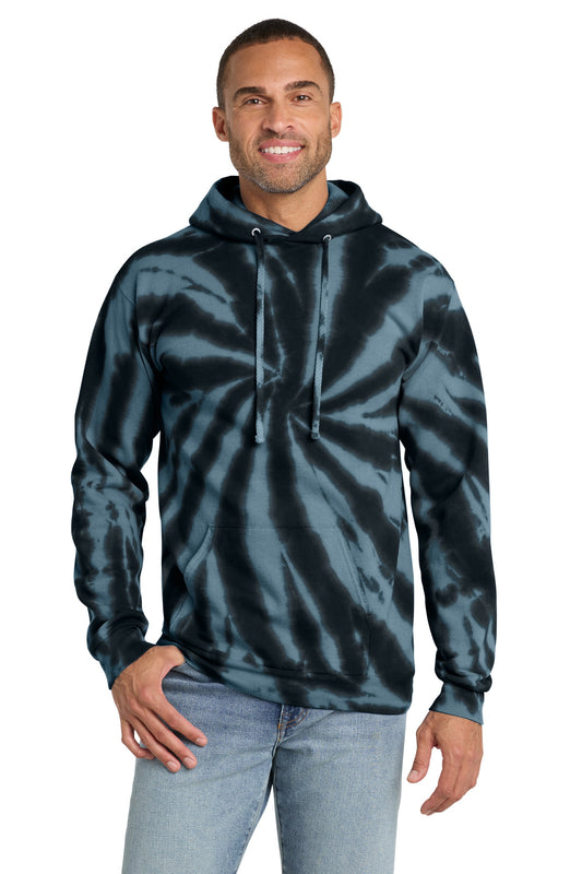 Port & Co ™  Tie-Dye Pullover Hooded Sweatshirt. PC146