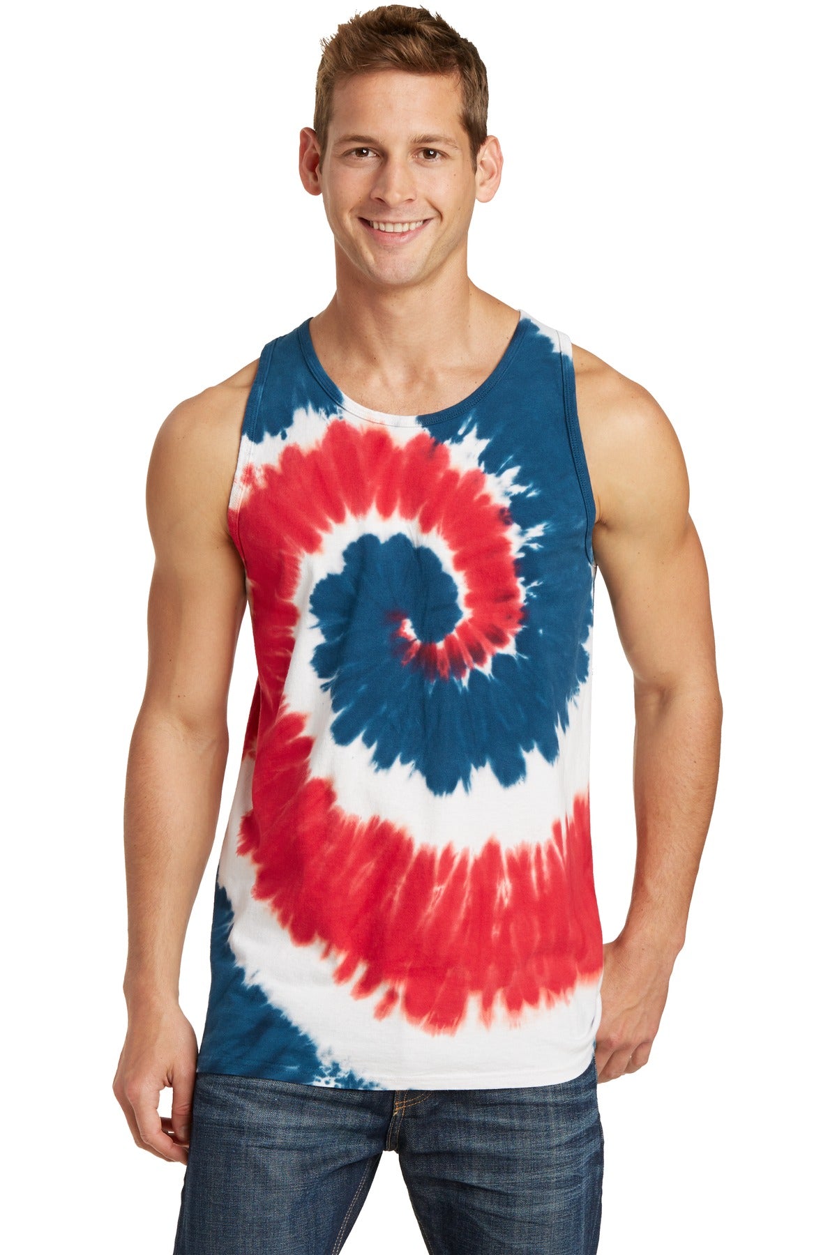 Port & Co ™  Tie-Dye Tank Top.  PC147TT