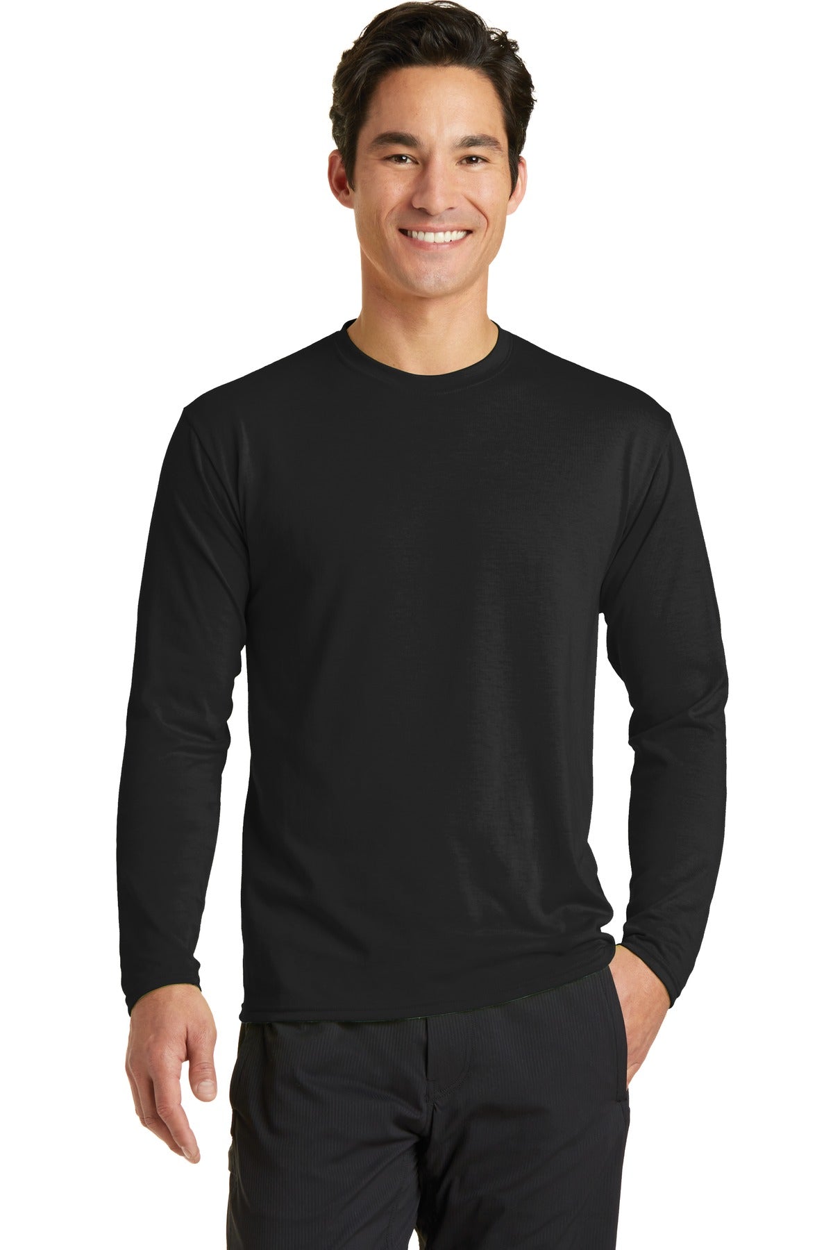 Port & Co ™  Long Sleeve Performance Blend Tee. PC381LS