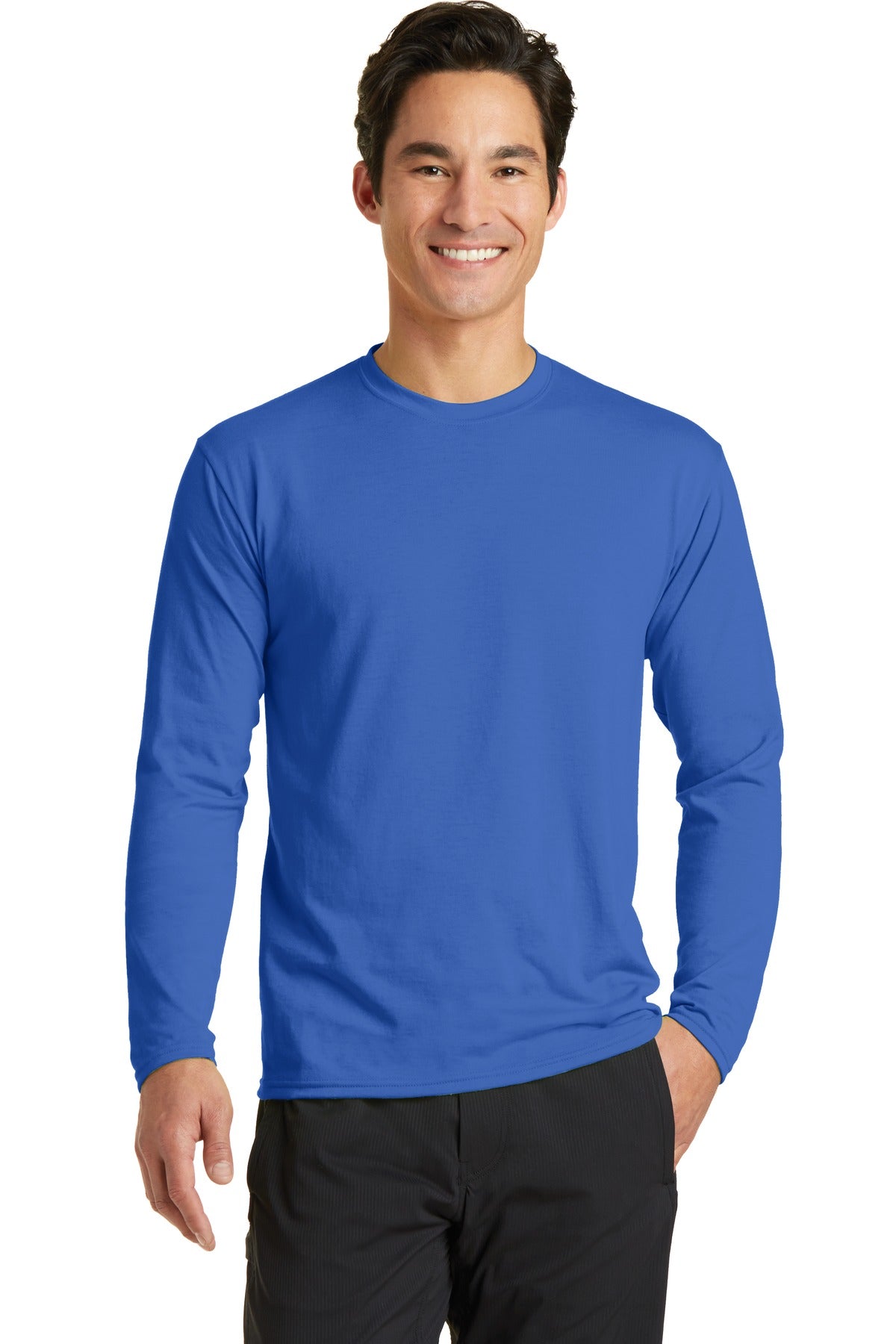 Port & Co ™  Long Sleeve Performance Blend Tee. PC381LS