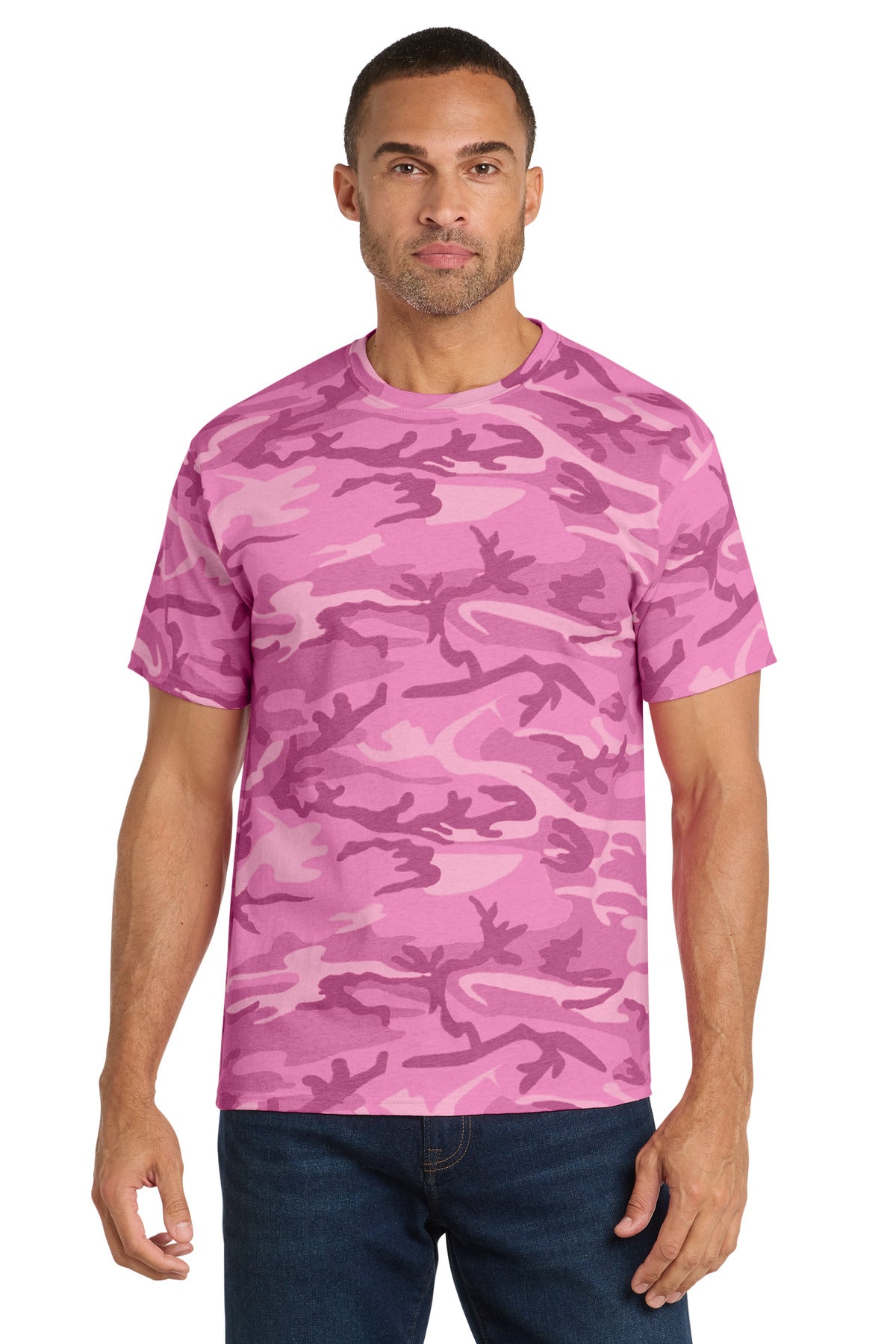 Port & Co ™  Core Cotton Camo Tee.  PC54C