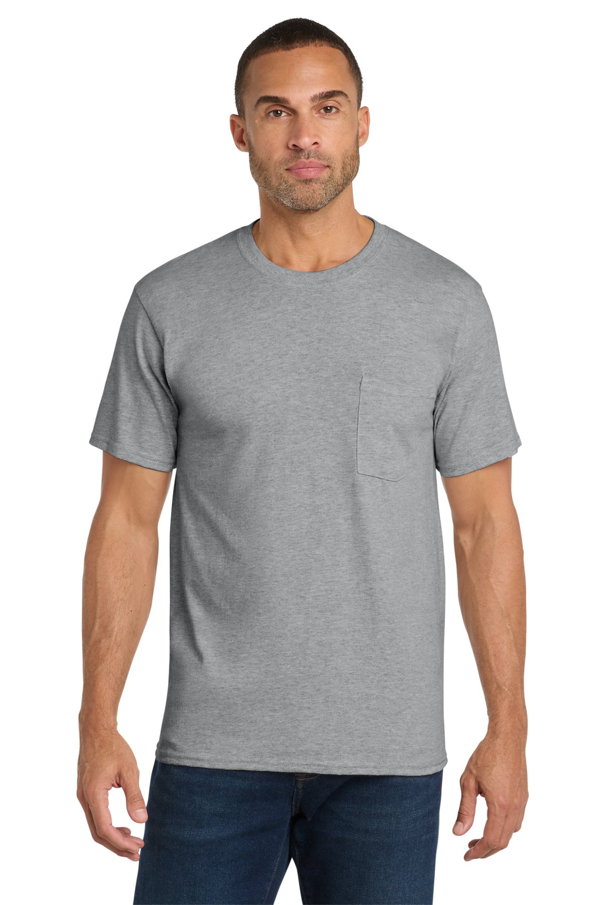 Port & Co ™  Core Cotton Pocket Tee. PC54P
