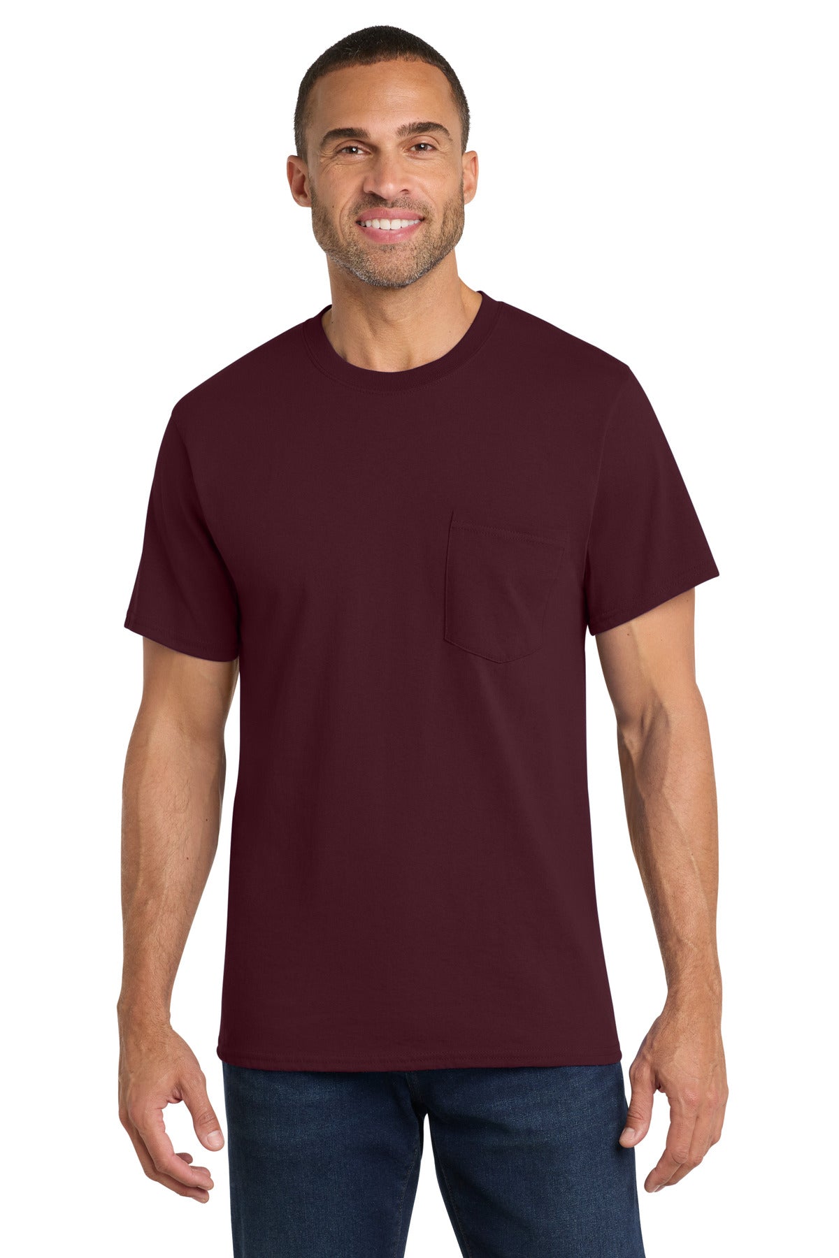 Port & Co ™  Core Cotton Pocket Tee. PC54P