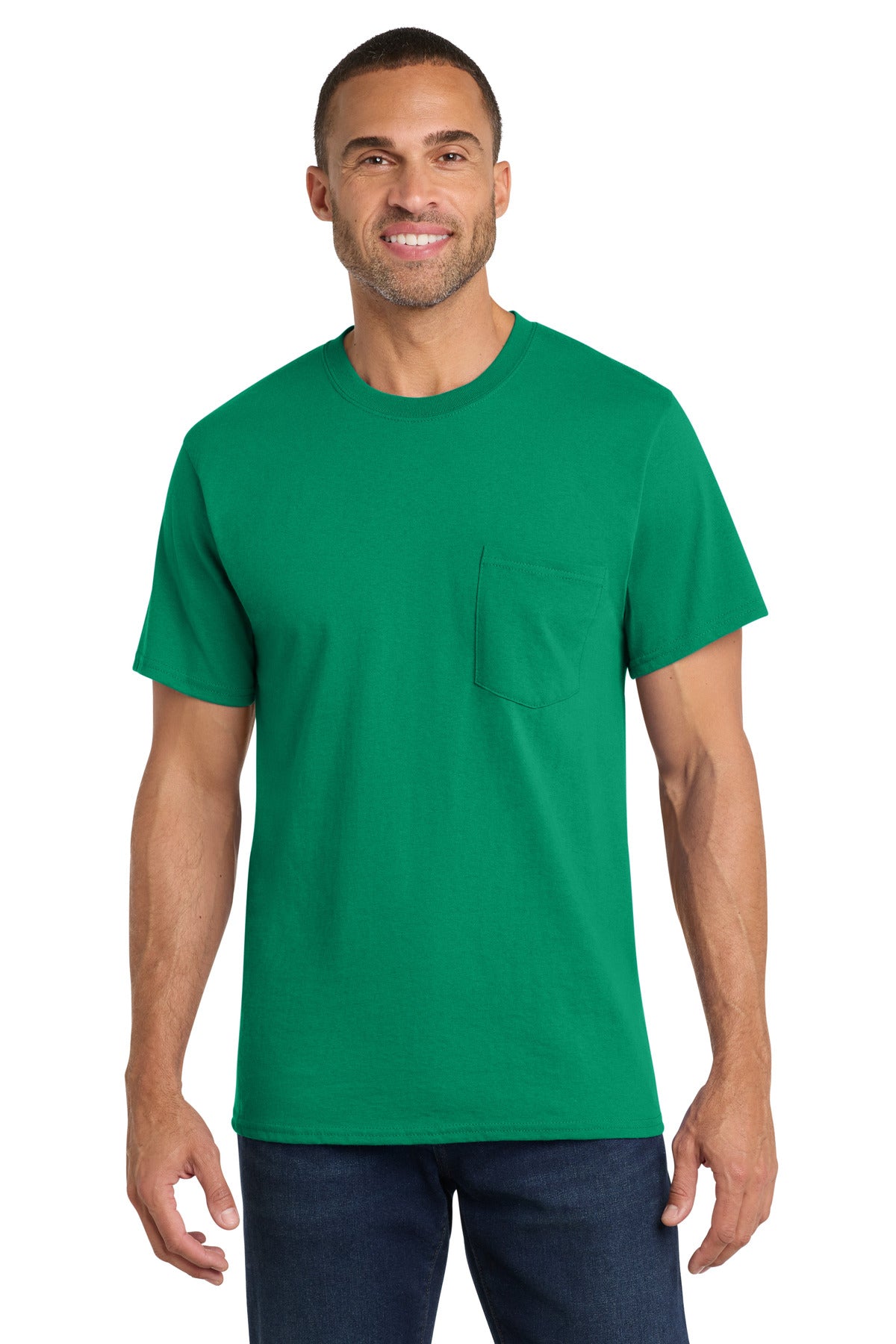 Port & Co ™  Core Cotton Pocket Tee. PC54P