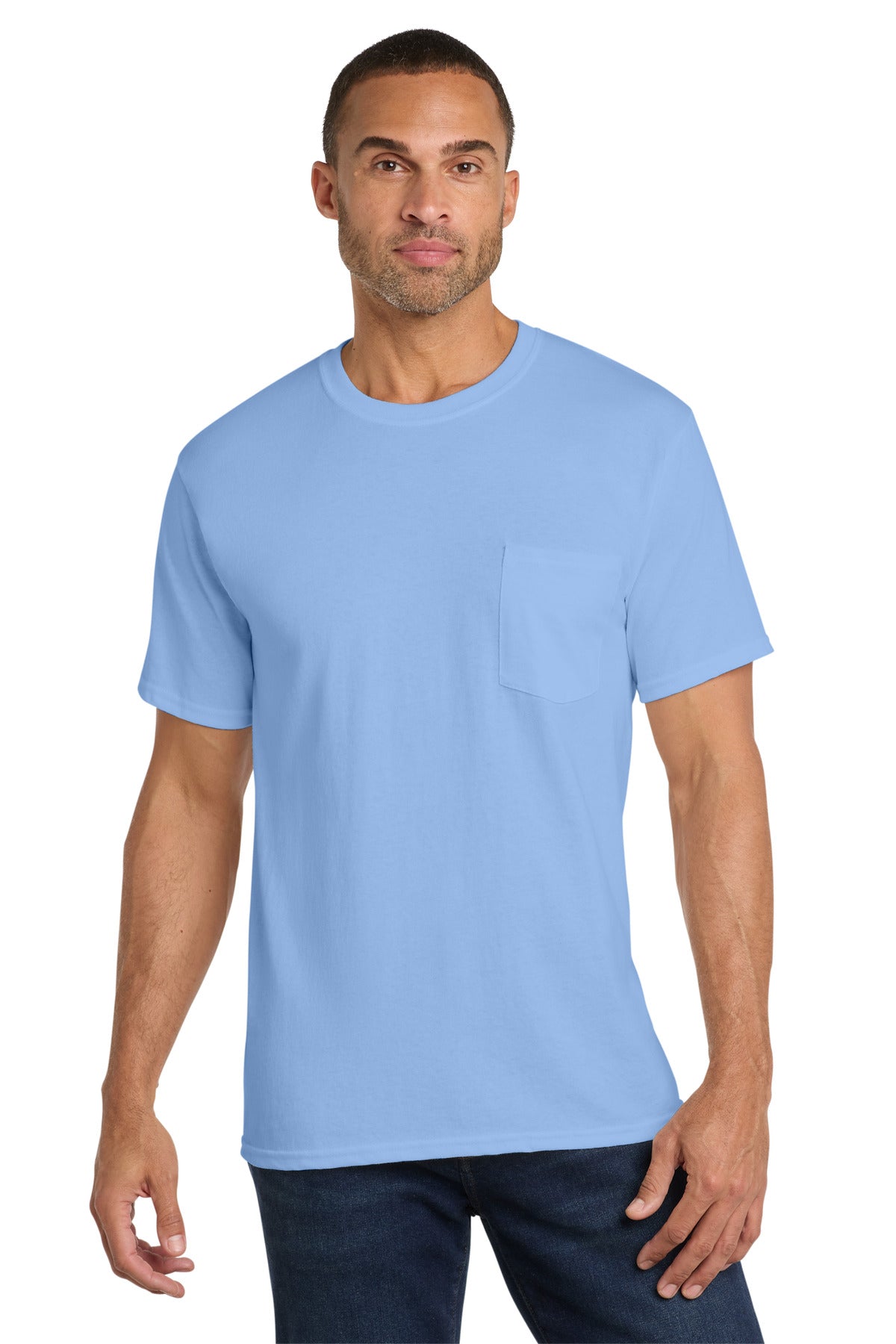 Port & Co ™  Core Cotton Pocket Tee. PC54P