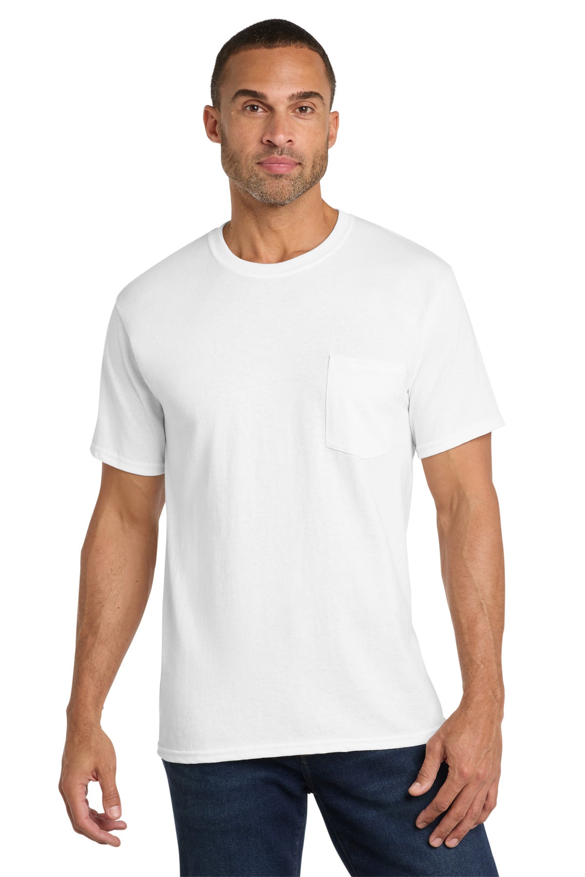 Port & Co ™  Core Cotton Pocket Tee. PC54P
