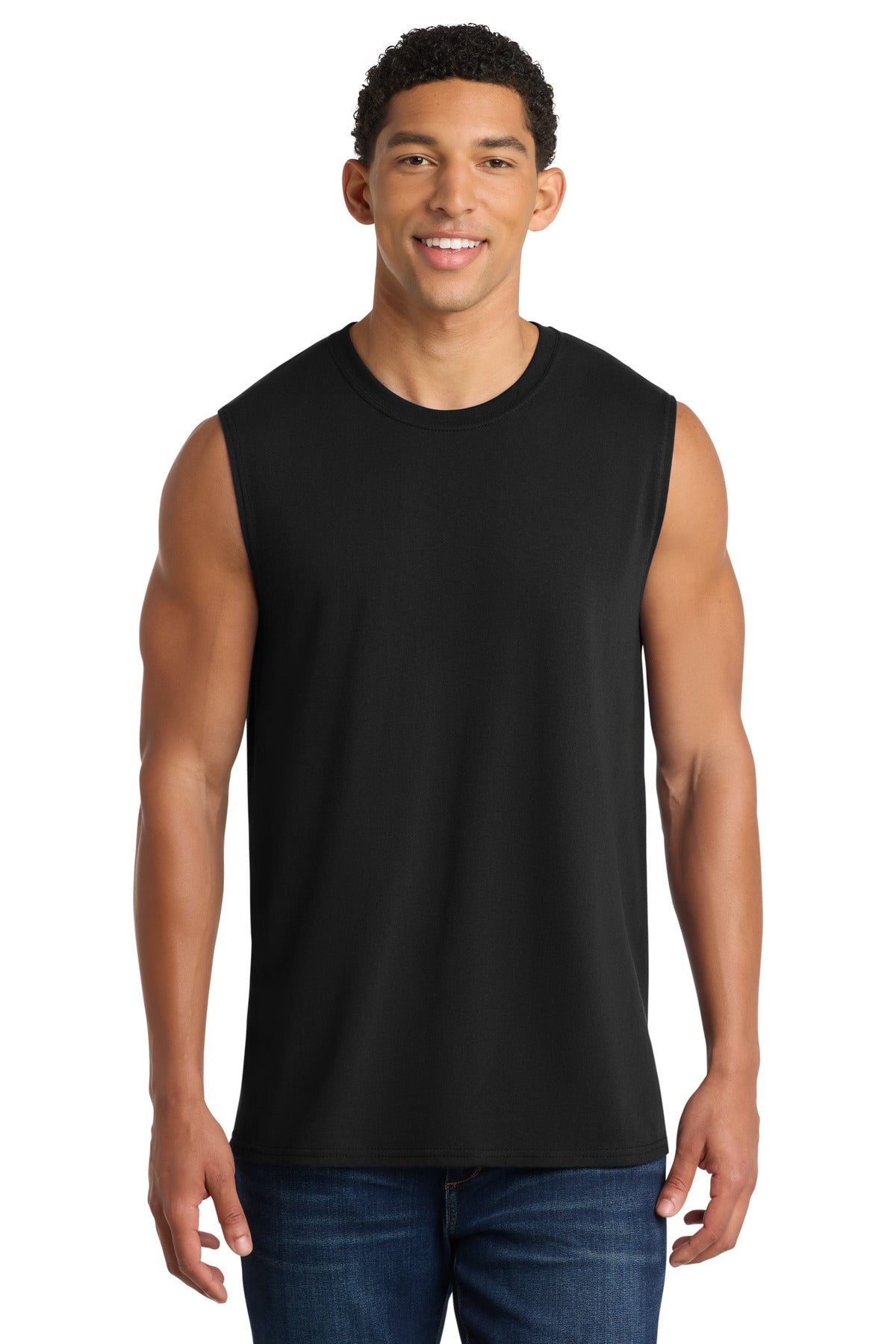 Port & Co ™  Core Cotton Sleeveless Tee. PC54SL