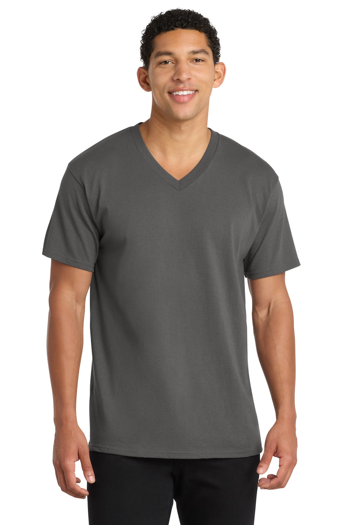 Port & Co ™  Core Cotton V-Neck Tee. PC54V