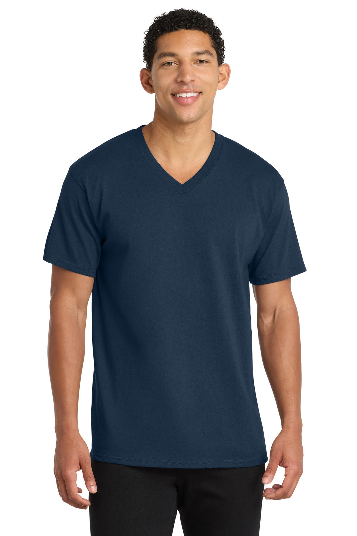 Port & Co ™  Core Cotton V-Neck Tee. PC54V