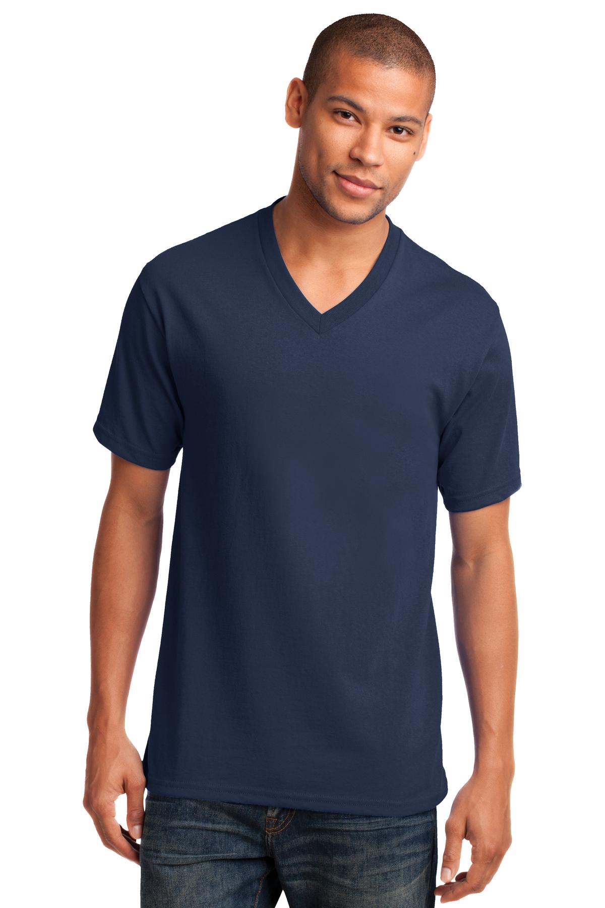 Port & Co ™  Core Cotton V-Neck Tee. PC54V