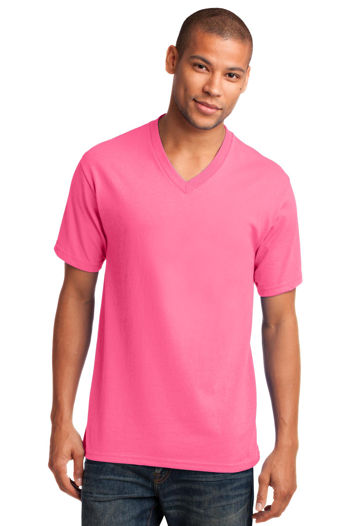 Port & Co ™  Core Cotton V-Neck Tee. PC54V