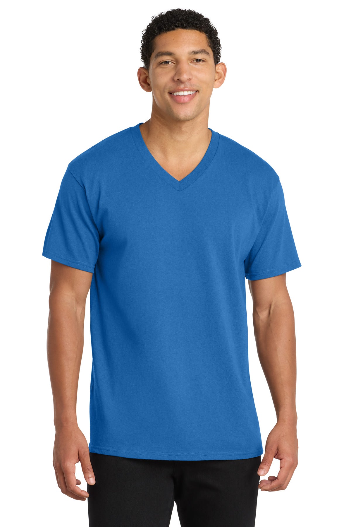 Port & Co ™  Core Cotton V-Neck Tee. PC54V