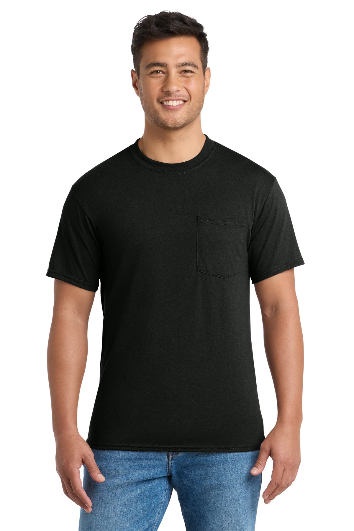 Port & Co ™  Tall Core Blend Pocket Tee. PC55PT