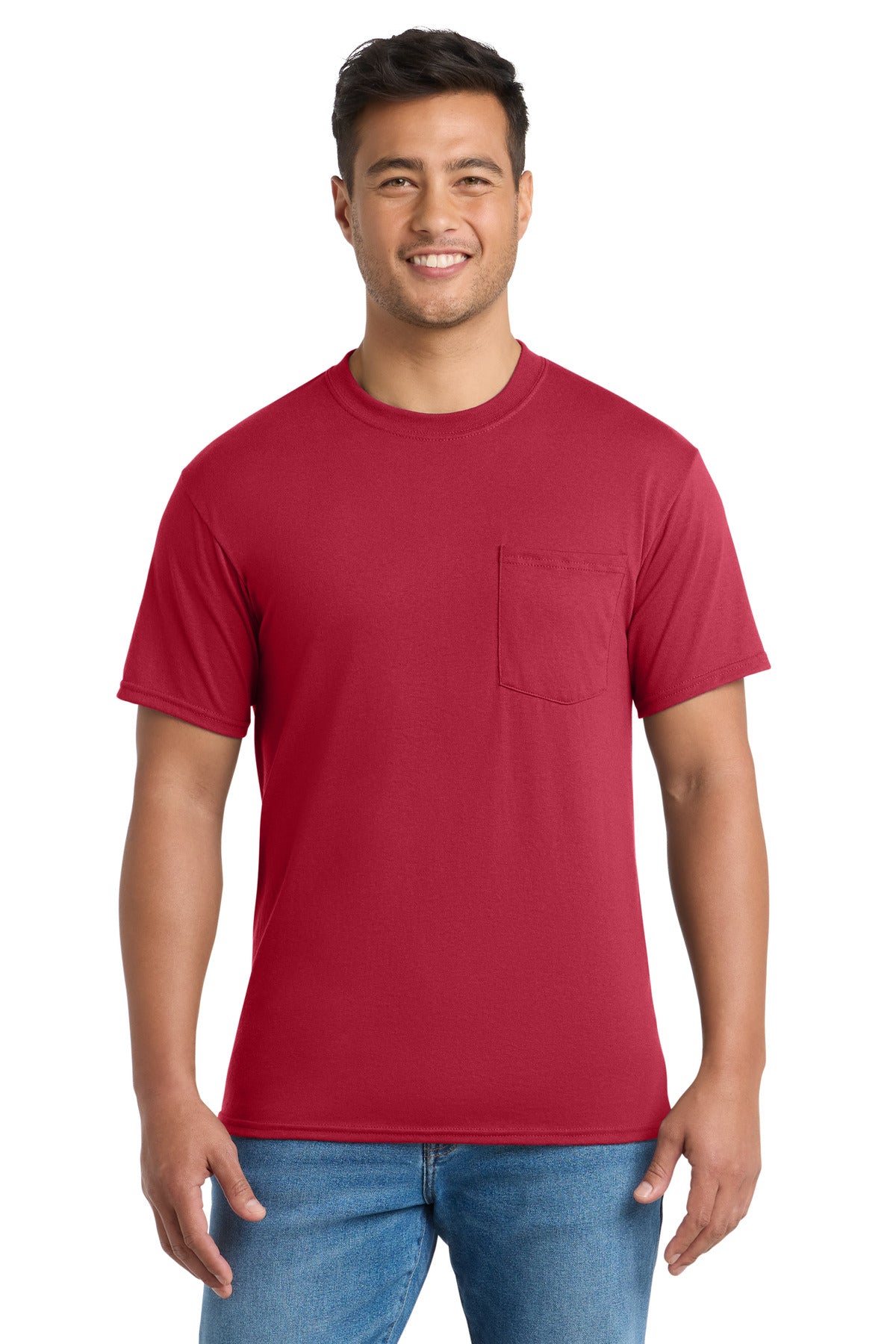 Port & Co ™  Tall Core Blend Pocket Tee. PC55PT