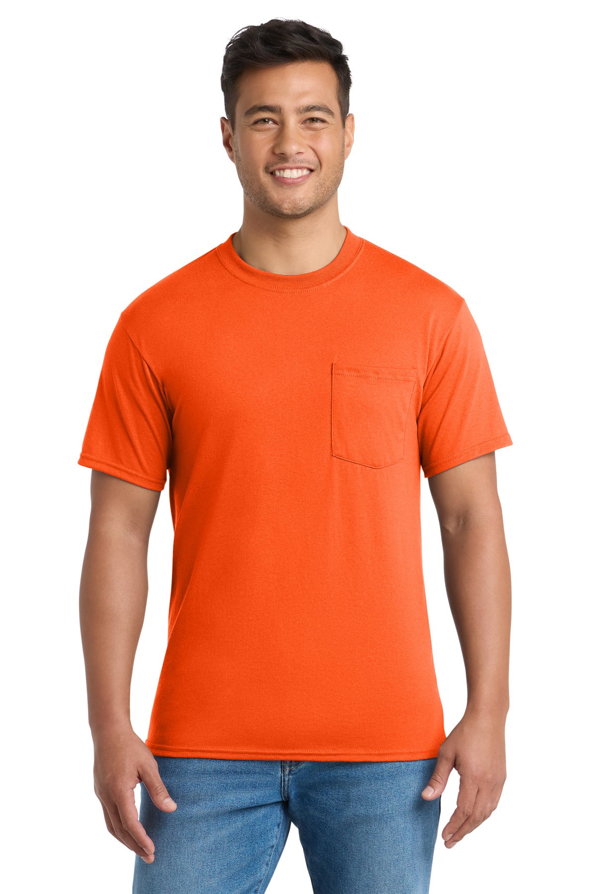 Port & Co ™  Tall Core Blend Pocket Tee. PC55PT