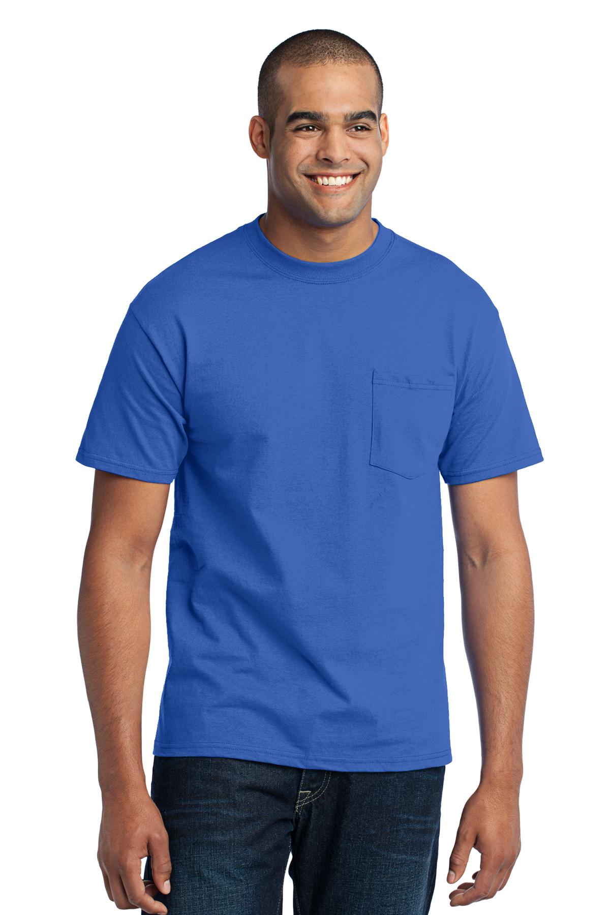 Port & Co ™  Core Blend Pocket Tee. PC55P