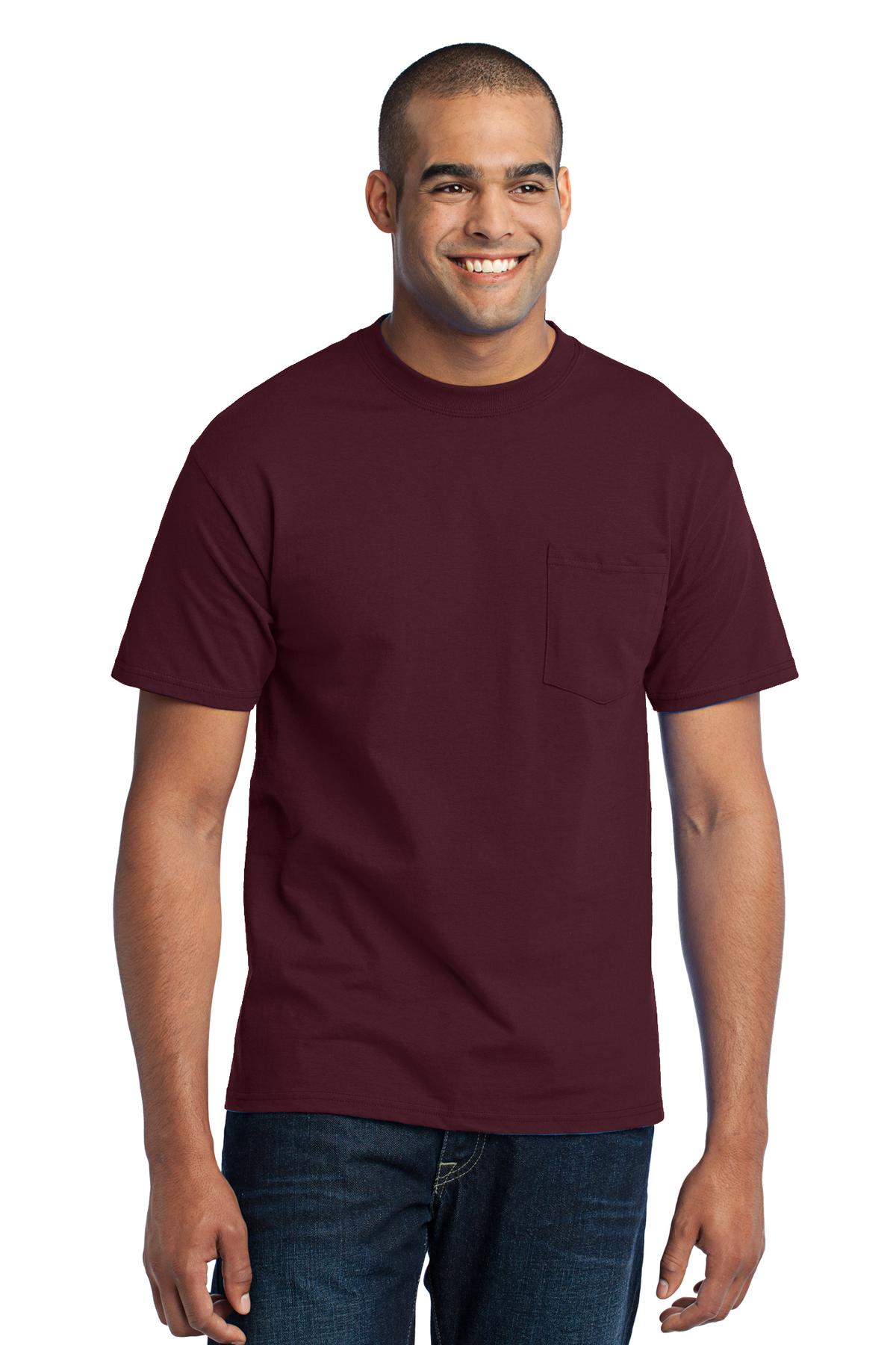 Port & Co ™  Core Blend Pocket Tee. PC55P