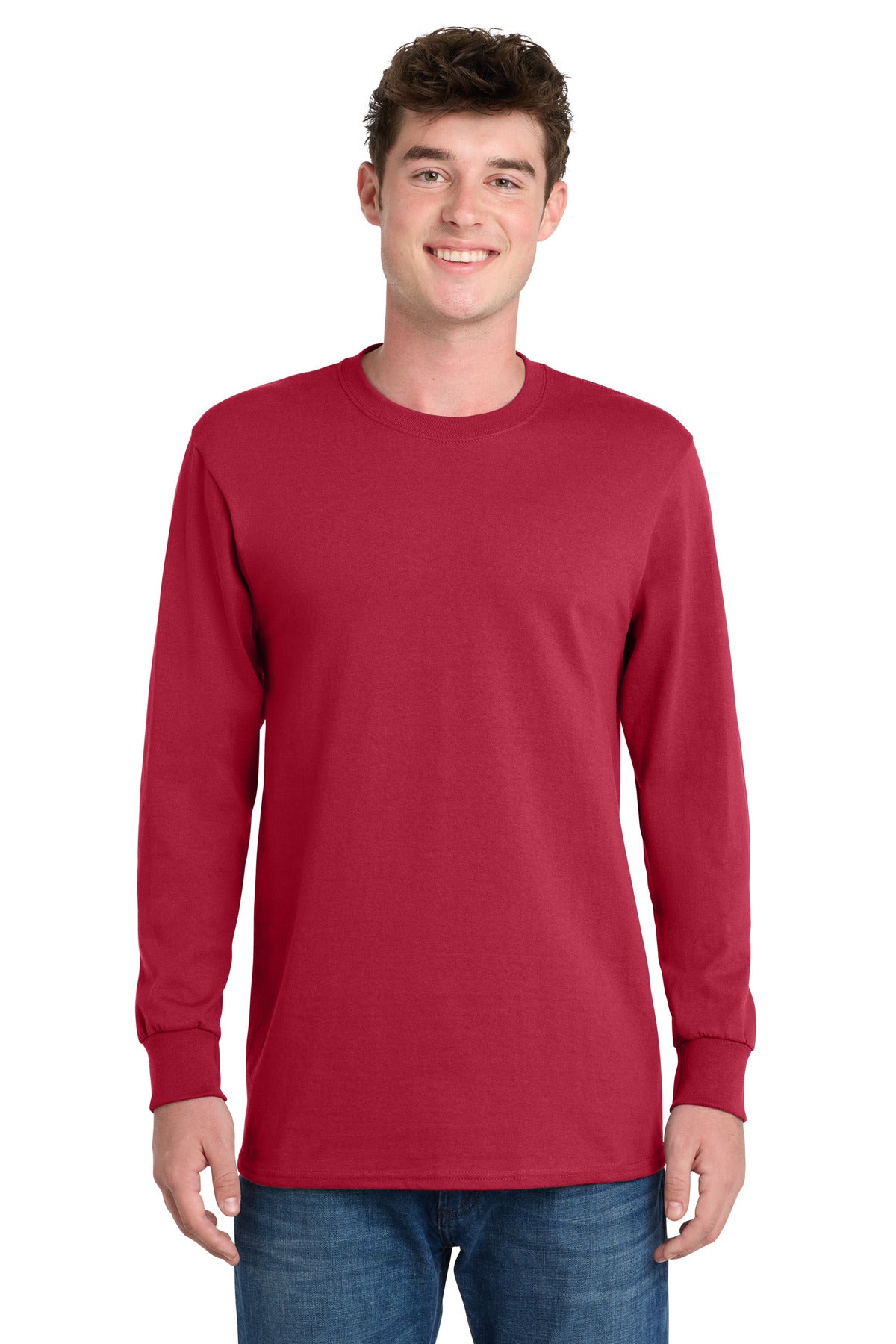 Port & Co ™  Tall Long Sleeve Essential Tee. PC61LST