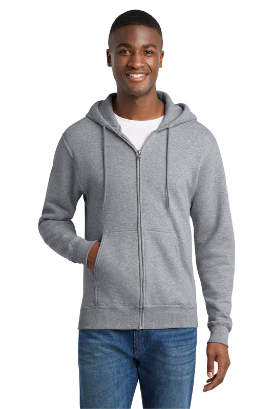 Port & Co ™  Core Fleece Full-Zip Hooded Sweatshirt. PC78ZH