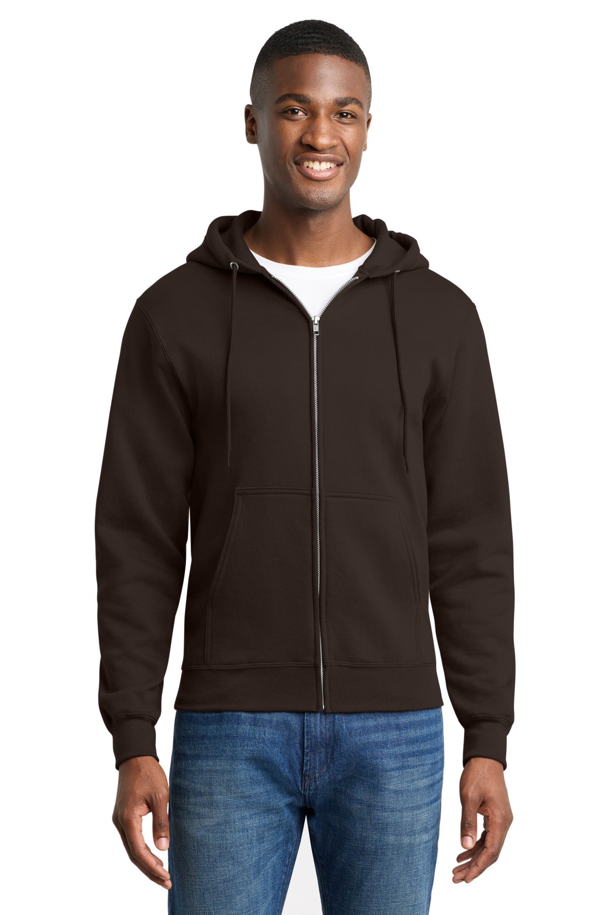 Port & Co ™  Core Fleece Full-Zip Hooded Sweatshirt. PC78ZH