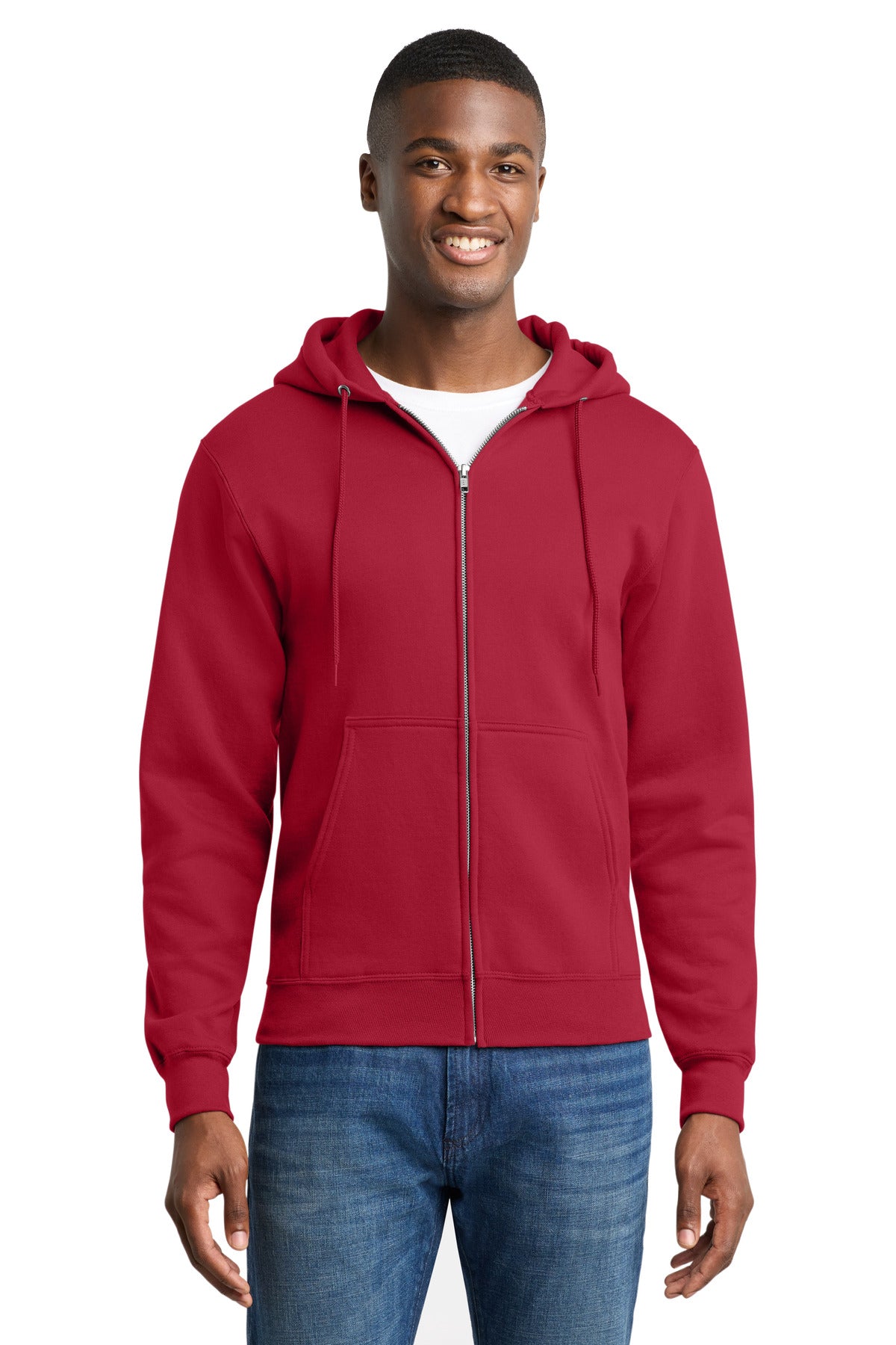 Port & Co ™  Core Fleece Full-Zip Hooded Sweatshirt. PC78ZH