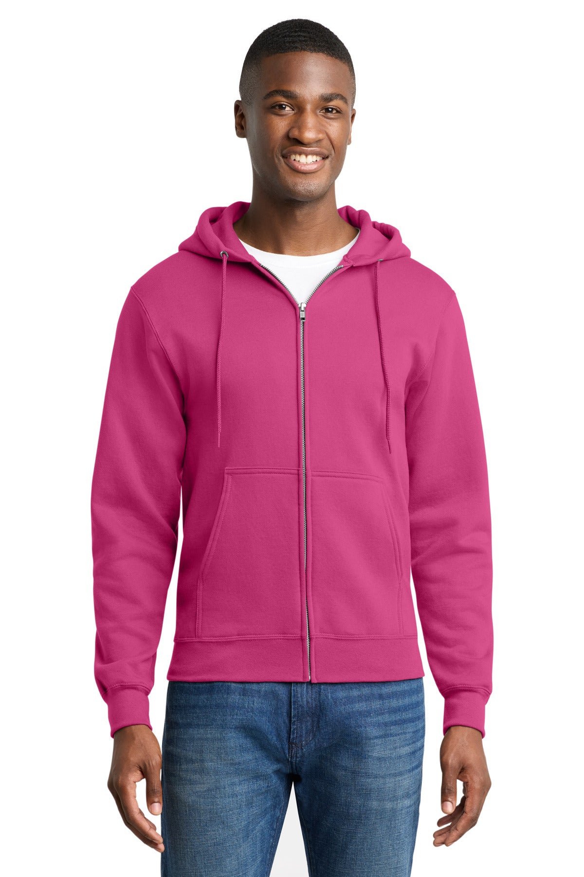Port & Co ™  Core Fleece Full-Zip Hooded Sweatshirt. PC78ZH