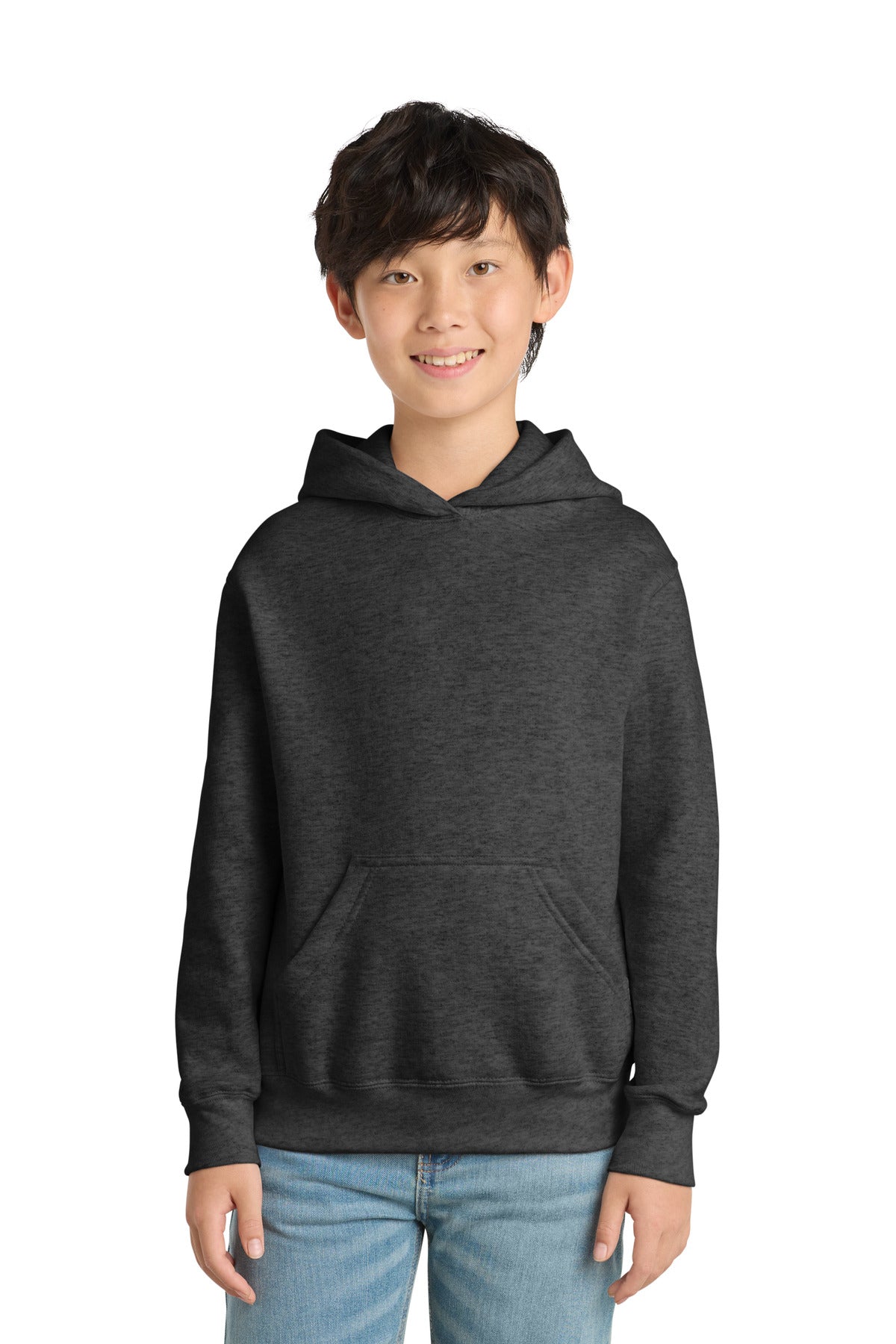 Port & Co ™  Youth Core Fleece Pullover Hooded Sweatshirt.  PC90YH