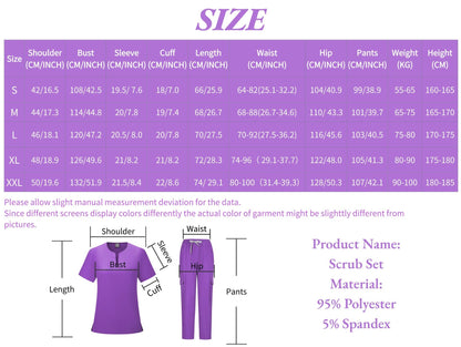 Törst - Women’s Stretch Medical Scrubs Set