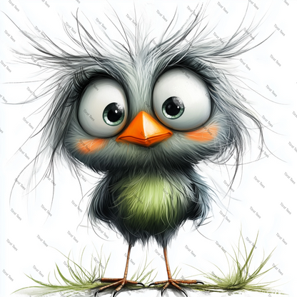 Watermarked - Cartoon Birds 85